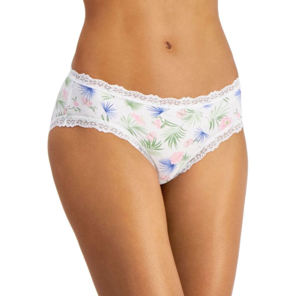 Jenni Womens Lace Trim Hipster Underwear